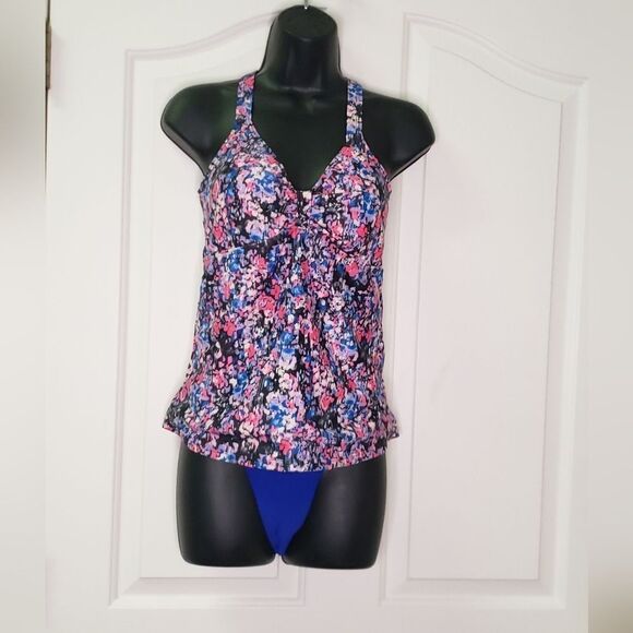 NWOT Mix Matched Tankini Set Size L/M - Picture 1 of 5
